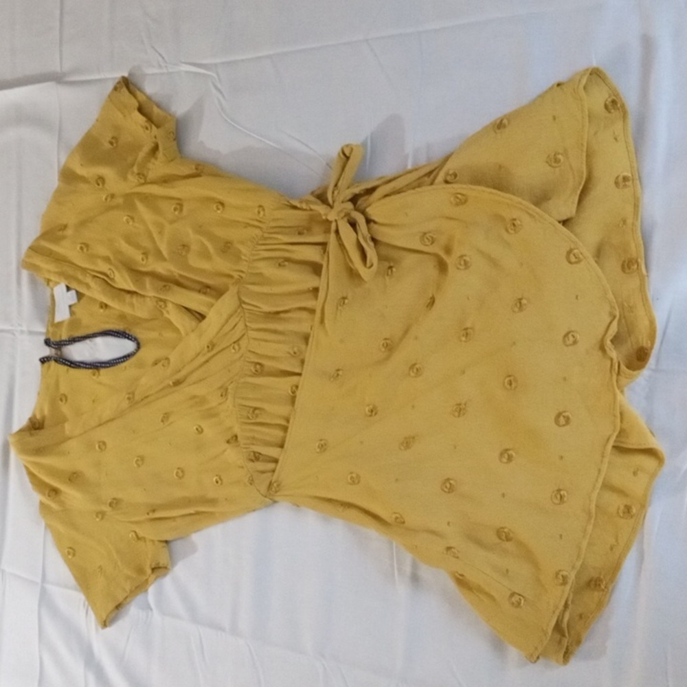 Anthropologie Ett:Twa Greenbrier Marigold Romper